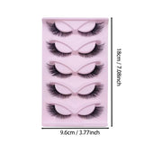 5 Pairs Cat Eye Lashes Wispy Fake Lashes Fluffy Cat Eyelashes Extensions False Eyelashes - Beauty Blessings LLC