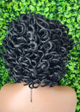 Afro Curly Sister Loc DreadLocks Glueless Lace Front Wig Realistic Natural DreadLock Wig - Beauty Blessings LLC