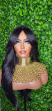 Swoop Hair Lace Wig Loose Curl Long Hair Natural Curtain Bang Hair Layered Curls Full Cap Wig Fashion Hairstyle Glueless Wig - Beauty Blessings LLC