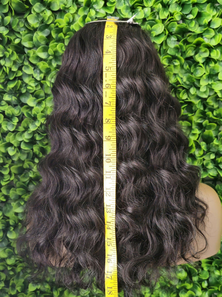 Deep Wave Hair Lace Front Glueless Wig Brazilian Remy 100% Human Hair Natural Loose Waves Soft Hair HD Lace Wig