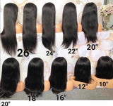 Human Hair Seamless Clip-In Hair Extensions Natural Straight Clip In Hair Extension 100% Brazilian Remy Human Hair - Beauty Blessings LLC