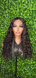 Deep Wave Wig Brazilian Remy 100% Human Hair Human Hair Lace Front Wig Long Hair Glueless Lace Wig HD Lace Wigs - Beauty Blessings LLC