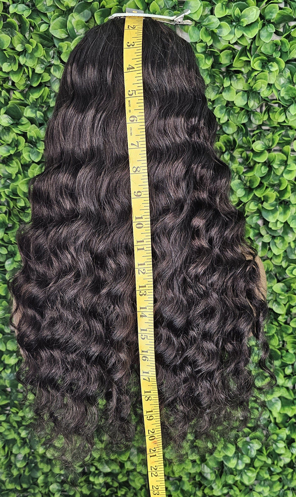 Deep Wave Wig Brazilian Remy 100% Human Hair Human Hair Lace Front Wig Long Hair Glueless Lace Wig HD Lace Wigs - Beauty Blessings LLC