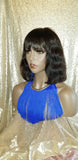 Natural Wavy Bob Ultra Brazilian Remy 100%Human Hair with Bangs - Beauty Blessing Wigs & Hair Extensions Boutique