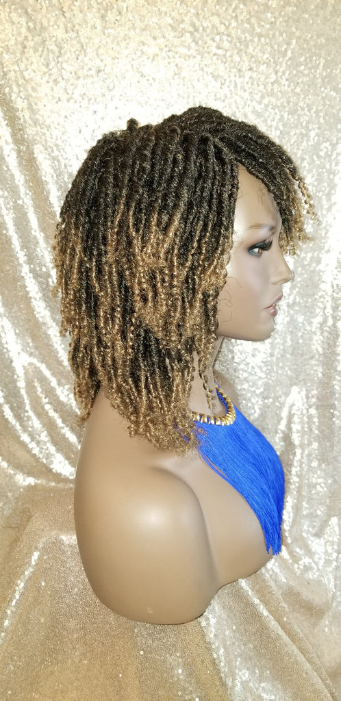 Soft Kinky Twist Locs Natural Style Full Cap Premium Fiber Hair  Wig - Beauty Blessing Wigs & Hair Extensions Boutique