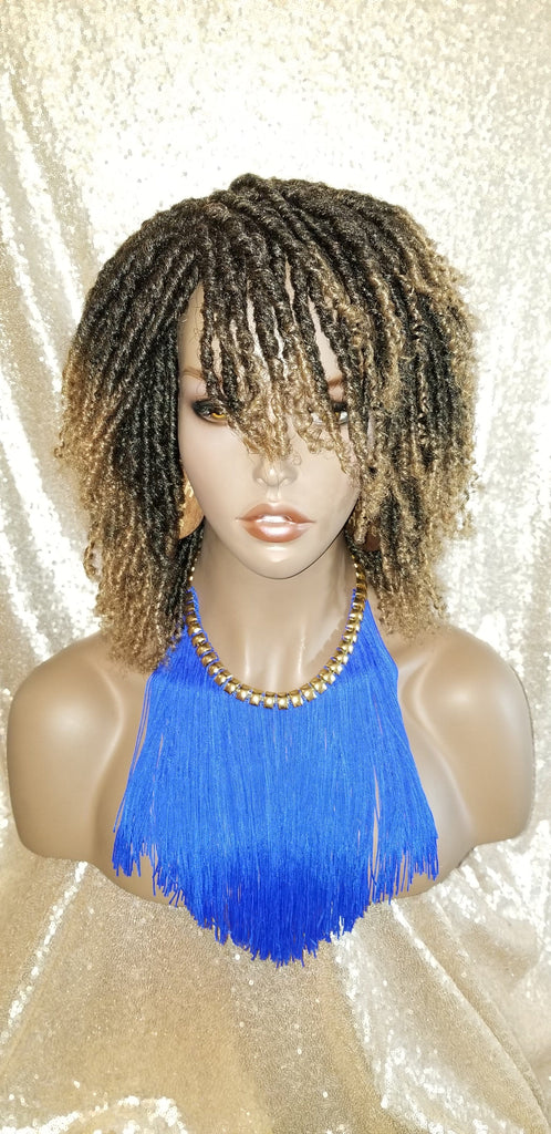 Soft Kinky Twist Locs Natural Style Full Cap Premium Fiber Hair  Wig - Beauty Blessing Wigs & Hair Extensions Boutique