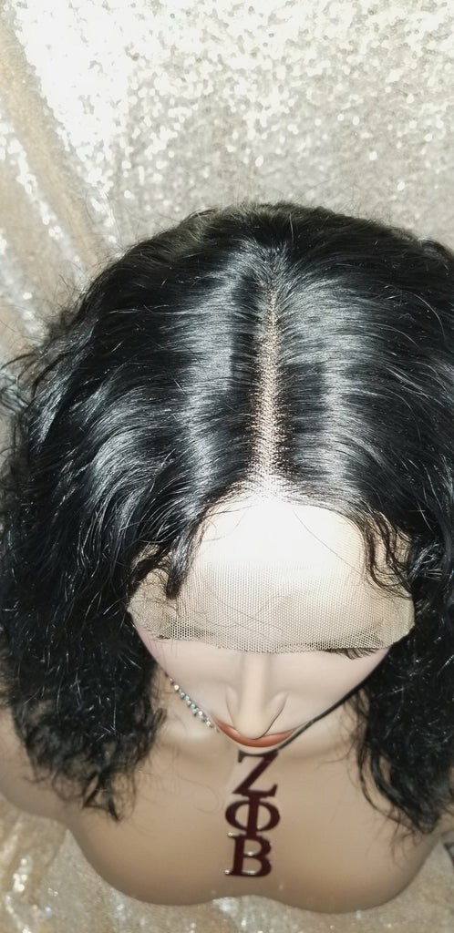 Curly Virgin Remy Unprocessed Human Hair Lace Wig - Beauty Blessing Wigs & Hair Extensions Boutique