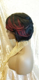 Bob Cut Human Hair Remy Wig Burgundy Bang Hair Wig - Beauty Blessing Wigs & Hair Extensions Boutique