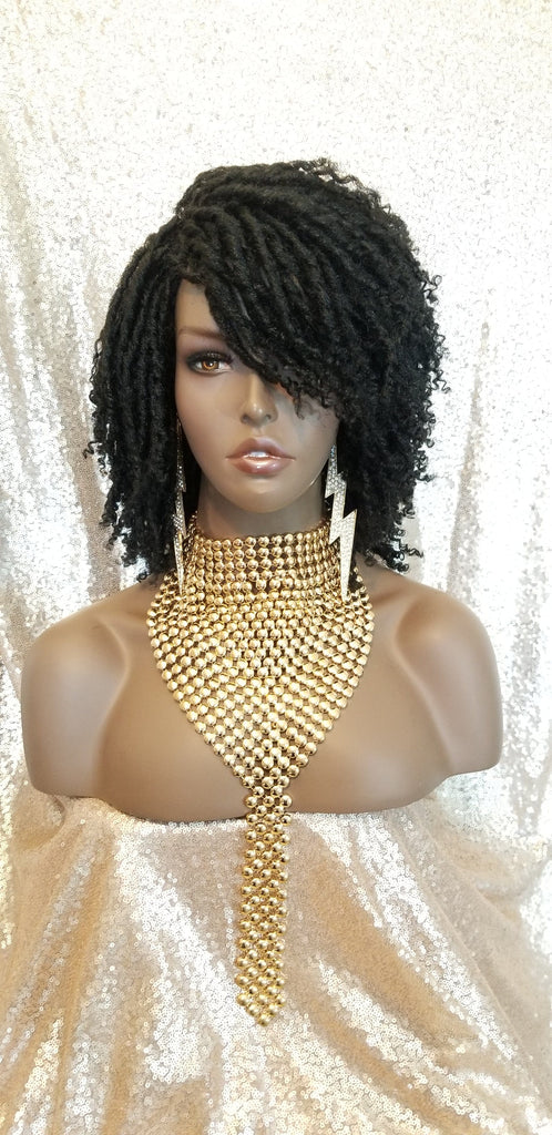 Soft Kinky Twist Locs Natural Style Full Cap Premium Fiber Hair  Wig - Beauty Blessing Wigs & Hair Extensions Boutique