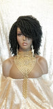 Soft Kinky Twist Locs Natural Style Full Cap Premium Fiber Hair  Wig - Beauty Blessing Wigs & Hair Extensions Boutique