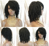 Soft Kinky Twist Locs Natural Style Full Cap Premium Fiber Hair  Wig - Beauty Blessing Wigs & Hair Extensions Boutique