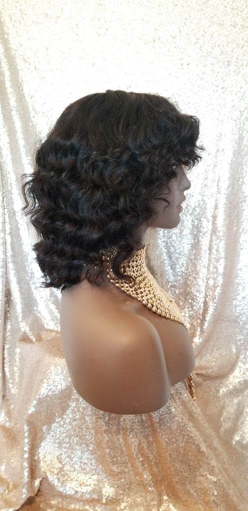 Body Wave 100% Remy Human Hair Full Cap Wig - Beauty Blessing Wigs & Hair Extensions Boutique