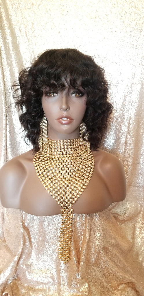 Body Wave 100% Remy Human Hair Full Cap Wig - Beauty Blessing Wigs & Hair Extensions Boutique