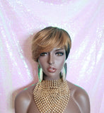 Pixie Cut Swoop Layered Bang Style Remy Human Hair Wig - Beauty Blessing Wigs & Hair Extensions Boutique