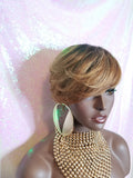 Pixie Cut Swoop Layered Bang Style Remy Human Hair Wig - Beauty Blessing Wigs & Hair Extensions Boutique