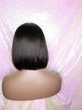 Short Bob Bang Style Brazilian Remy 100% Human Hair Wig - Beauty Blessing Wigs & Hair Extensions Boutique