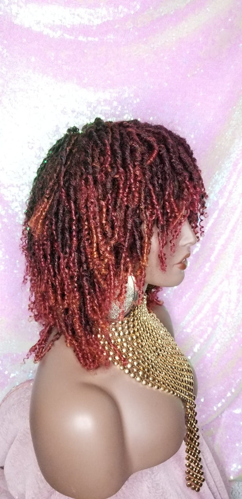 Soft Kinky Twist Locs Natural Style Full Cap Premium Fiber Hair  Wig - Beauty Blessing Wigs & Hair Extensions Boutique