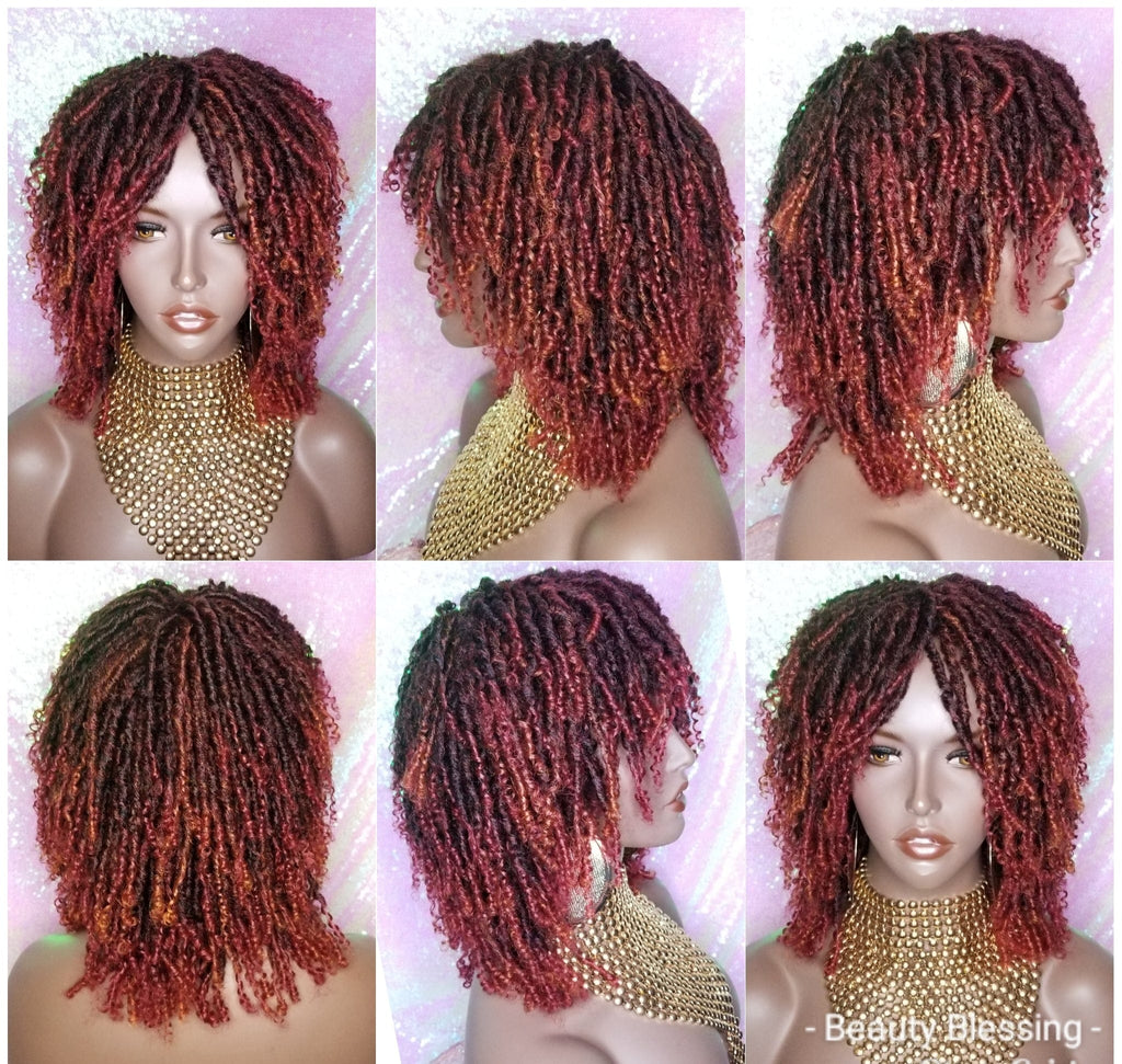 Soft Kinky Twist Locs Natural Style Full Cap Premium Fiber Hair  Wig - Beauty Blessing Wigs & Hair Extensions Boutique