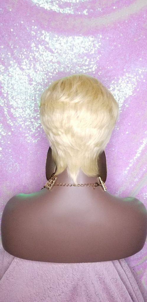 Pixie Cut Remy Human Hair Full Cap Wig - Beauty Blessing Wigs & Hair Extensions Boutique