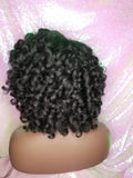 Kinky Afro Curl Lace Front Wig Curly Natural Yaki Texture Bob Wig - Beauty Blessing Wigs & Hair Extensions Boutique