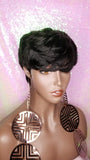 Razor Cut Pixie Cut Peruvian Remy Human Hair Wig - Beauty Blessing Wigs & Hair Extensions Boutique