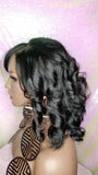 Duby Curl Silky Brazilian Remy 100%Human Hair Lace Wig - Beauty Blessing Wigs & Hair Extensions Boutique