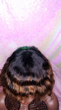 Wig Deep Wave Brazilian Remy 100% Human Hair Natural Hair Short Wig Ombre Auburn Chocolate Dark Brown Hair Wig - Beauty Blessing Wigs & Hair Extensions Boutique