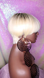 Pixie Cut Bowl Cut Wig Celebrity Inspired Hairstyle 100% Remy Human Hair Blonde Hair Wig - Beauty Blessing Wigs & Hair Extensions Boutique
