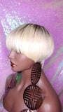 Pixie Cut Bowl Cut Wig Celebrity Inspired Hairstyle 100% Remy Human Hair Blonde Hair Wig - Beauty Blessing Wigs & Hair Extensions Boutique