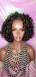 Half Wig Kinky Afro Roller Set Curl Premium Fiber Half Wig - Beauty Blessing Wigs & Hair Extensions Boutique