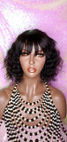 Deep Wave Natural Wave Bob Mink Brazilian Virgin Remy Human Hair Wig - Beauty Blessing Wigs & Hair Extensions Boutique