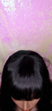 Virgin Brazilian Remy 100% Human Hair Natural Loose Waves Big Water Wave Hair Full Wig with Bangs - Beauty Blessing Wigs & Hair Extensions Boutique