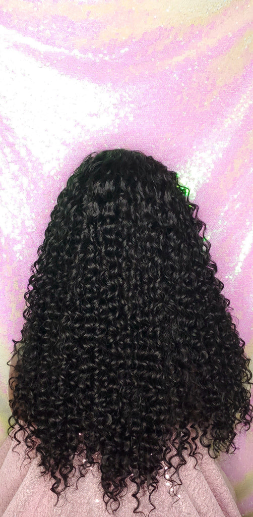 Glueless Wig Water Wave Deep Wave Natural Wave Hair Lace Front Wig Preplucked Lace Front Wig Premium Fiber Hair - Beauty Blessing Wigs & Hair Extensions Boutique