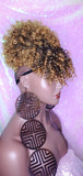 Ponytail Afro Kinky Puff Bangs Ponytails Afro Curly Hair Afro Bang Afro Puff Hair Ponytail - Beauty Blessing Wigs & Hair Extensions Boutique