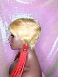 Pixie Cut Straight Boy Cut Wig Brazilian Remy Human Hair  Swoop Bang Wig Layered Tapered Cut Women Blonde Auburn Hair Glueless Wig - Beauty Blessing Wigs & Hair Extensions Boutique