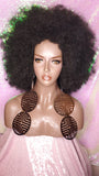 Big Afro Kinky Coil Realistic Natural Hair Afro Full Cap Wig - Beauty Blessing Wigs & Hair Extensions Boutique