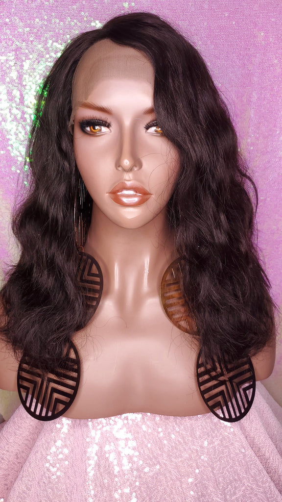 Body Wave Brazilian Remy 100% Human Hair Lace Front Wig Preplucked Lace Front Wig Glueless Wig - Beauty Blessing Wigs & Hair Extensions Boutique