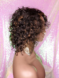 Short Loose Curl Style
Curly Brazilian Remy 100% Human Hair Full Cap Wig. - Beauty Blessing Wigs & Hair Extensions Boutique