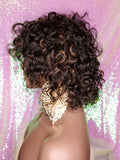 Short Loose Curl Style
Curly Brazilian Remy 100% Human Hair Full Cap Wig. - Beauty Blessing Wigs & Hair Extensions Boutique