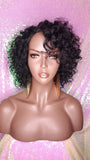 Short Loose Curl Style
Curly Brazilian Remy 100% Human Hair Full Cap Wig. - Beauty Blessing Wigs & Hair Extensions Boutique