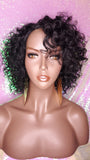 Short Loose Curl Style
Curly Brazilian Remy 100% Human Hair Full Cap Wig. - Beauty Blessing Wigs & Hair Extensions Boutique