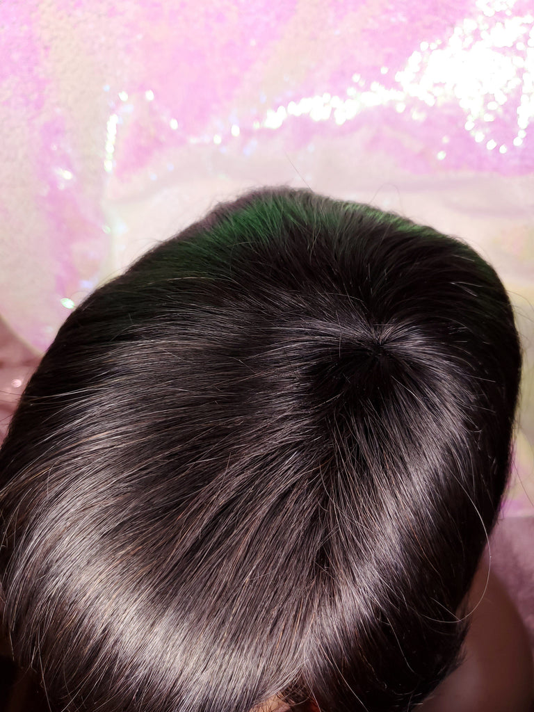 Bob Human Hair Brazilian Remy Hair Natural Hairstyle Swoop Bang Bob Style Full Cap Wig - Beauty Blessing Wigs & Hair Extensions Boutique