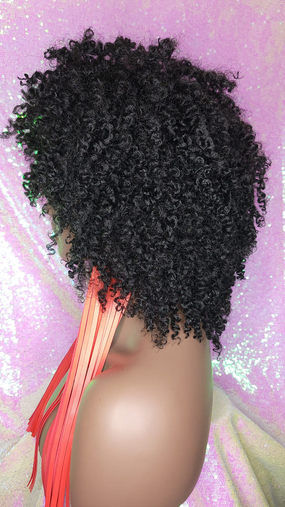 Afro Coil Bantu Knot Twist Out Kinky Twist Hair Full Cap Natural Wig Natural Hairstyle Wig Afro Twist Hair Wig - Beauty Blessing Wigs & Hair Extensions Boutique