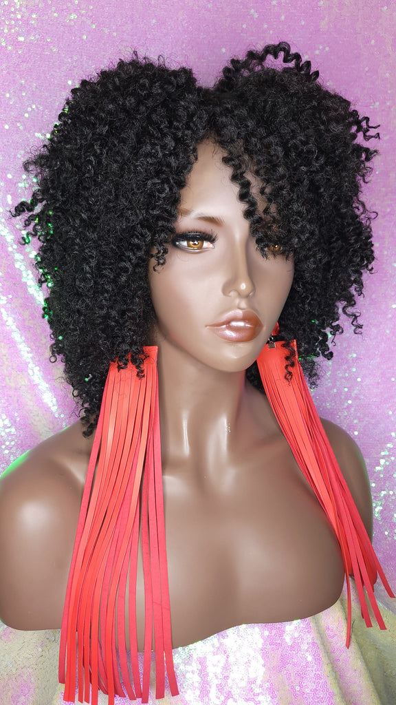 Afro Coil Bantu Knot Twist Out Kinky Twist Hair Full Cap Natural Wig Natural Hairstyle Wig Afro Twist Hair Wig - Beauty Blessing Wigs & Hair Extensions Boutique