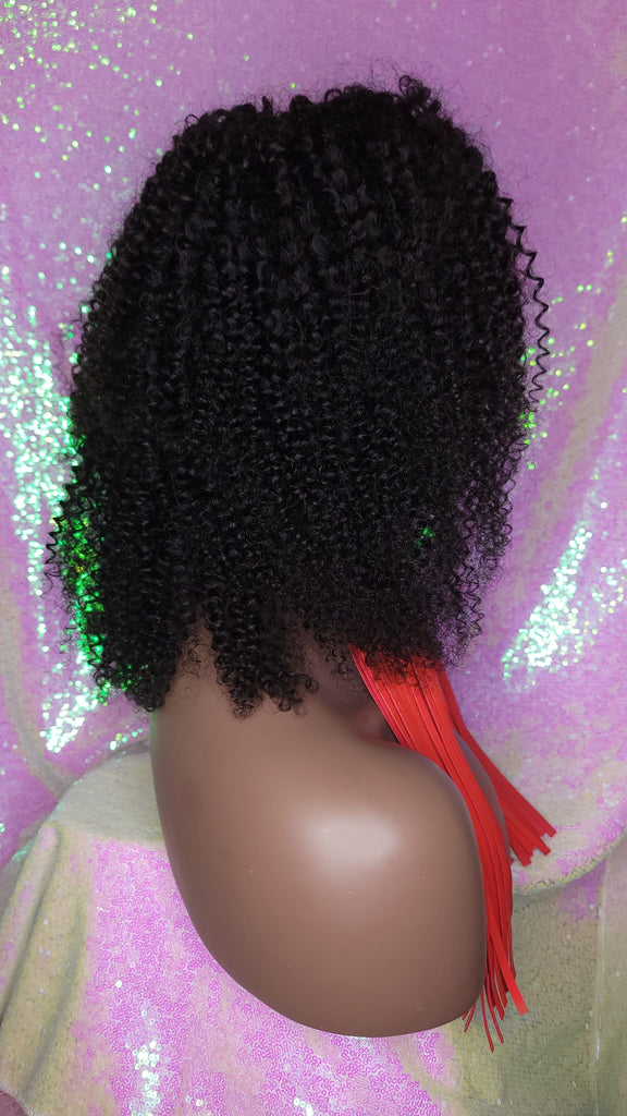 Bohemian Jerry Curl Afro Kinky Curl Brazillian Remy Human Hair Headband Wig - Beauty Blessing Wigs & Hair Extensions Boutique