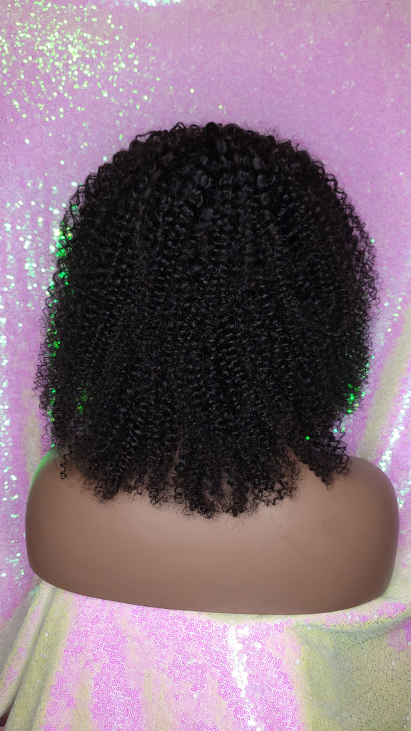 Bohemian Jerry Curl Afro Kinky Curl Brazillian Remy Human Hair Headband Wig - Beauty Blessing Wigs & Hair Extensions Boutique