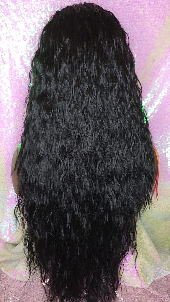 Head band Wig Beach Wave Loose Wave Natural Hair Half Wig Hair Wrap Trendy Headband Wig Summer Girl Hair Wig - Beauty Blessing Wigs & Hair Extensions Boutique