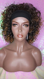 Curly Head band Wig Curly Spiral Big Curl Natural Look Hair Headband Half Wig Hair Wrap Trendy Headband Wig - Beauty Blessing Wigs & Hair Extensions Boutique