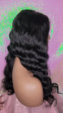 Deep Wave Hair Brazilian Remy Human Hair Natural Loose Wave Hair Lace Front Wig Preplucked Lace Front Wig Glueless Wig - Beauty Blessing Wigs & Hair Extensions Boutique