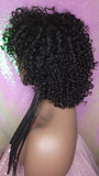 Brazilian Remy Straw Curl Short Jerry Curly Wig Human Hair Remy Natural Hairstyle Wig - Beauty Blessing Wigs & Hair Extensions Boutique